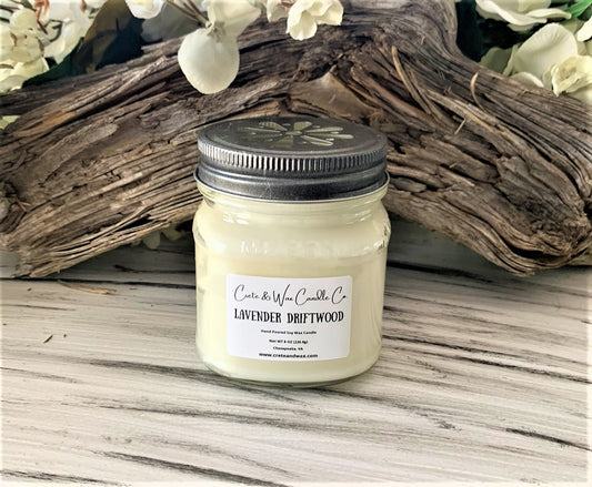 Lavender Driftwood Country Candle - 8 oz