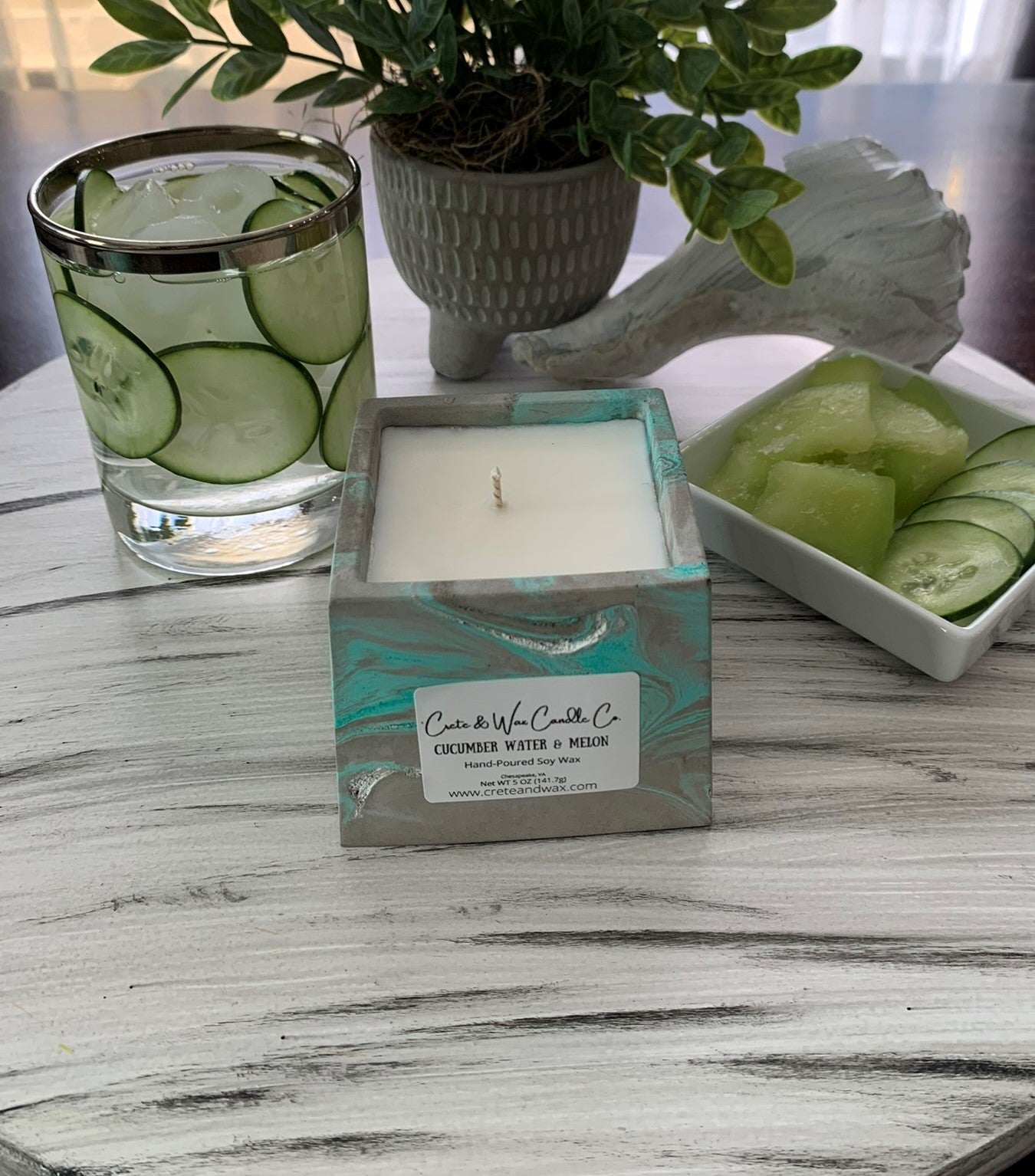 Cucumber Water & Melon Candle