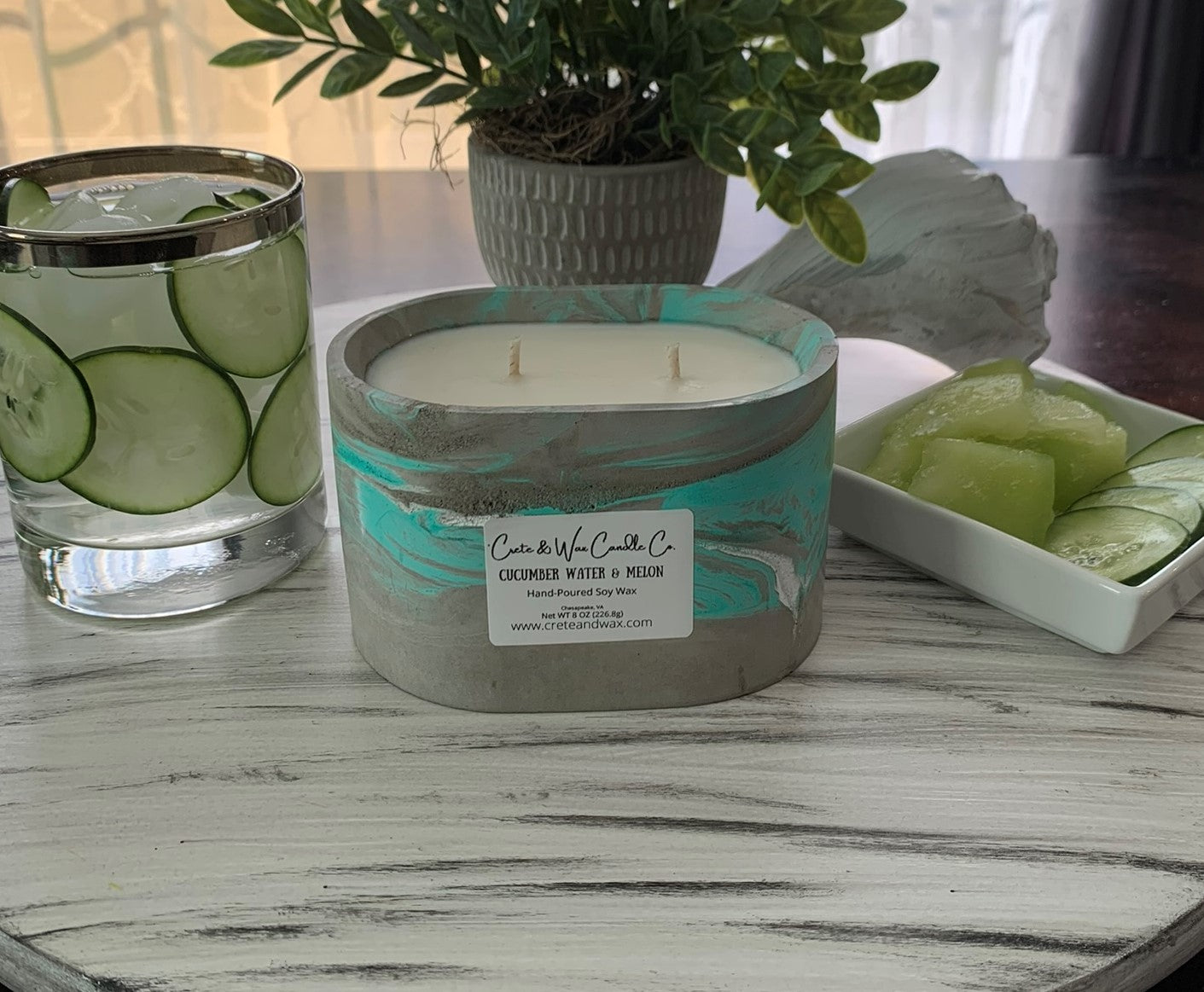 Cucumber Water & Melon Candle