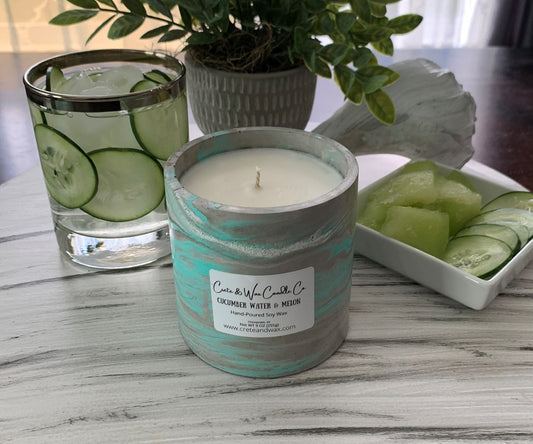 Cucumber Water & Melon Candle