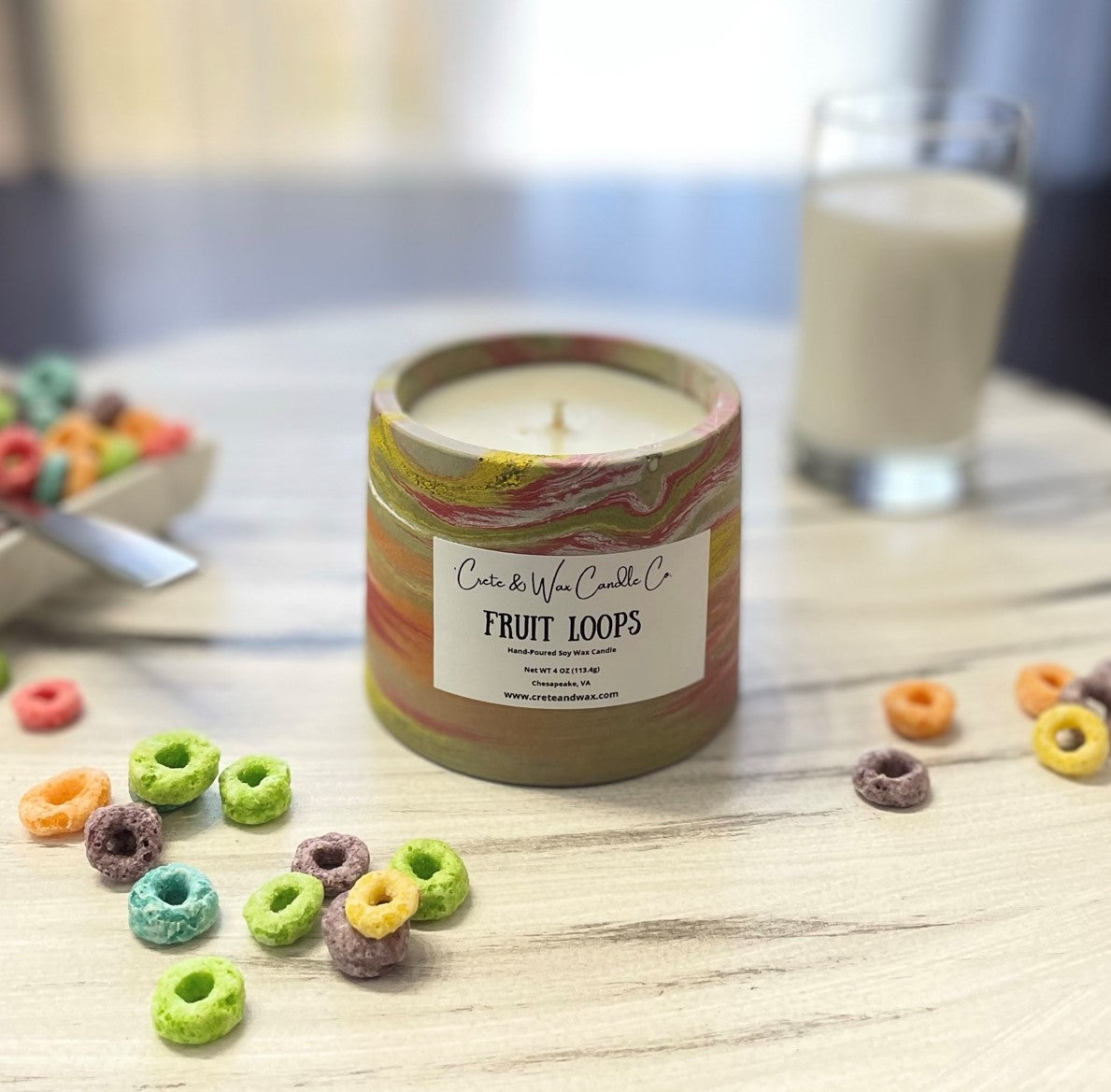 Fruit Loops Candle