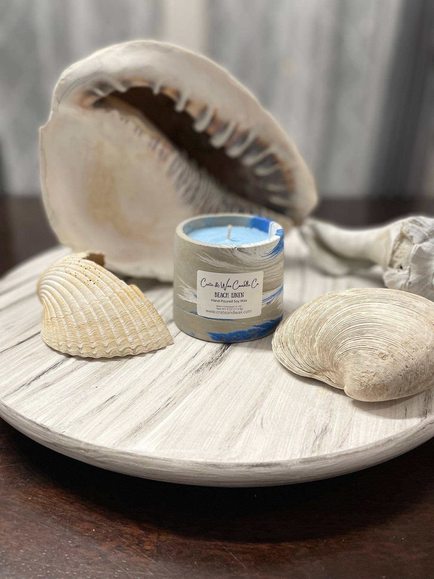 Beach and Linen Candle