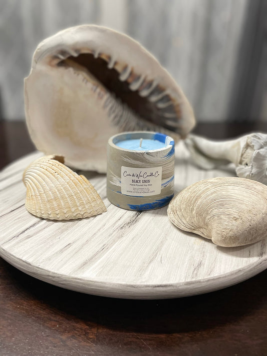 Beach and Linen Candle