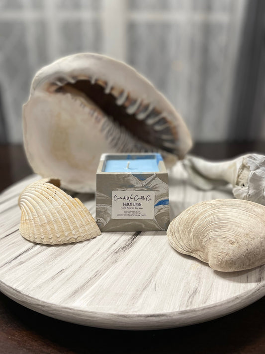 Beach and Linen Candle