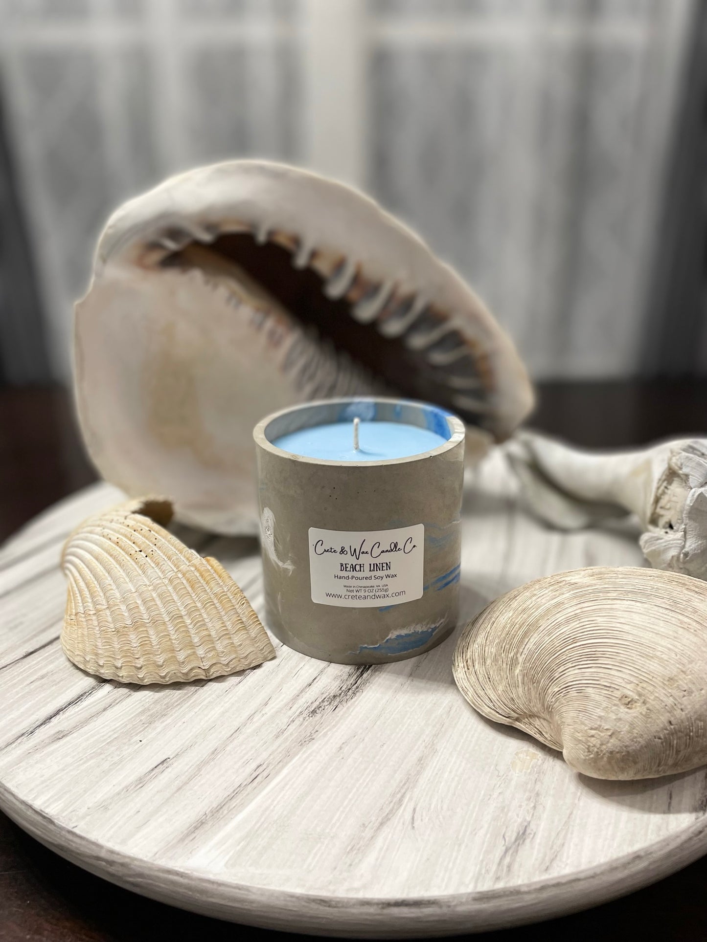 Beach and Linen Candle