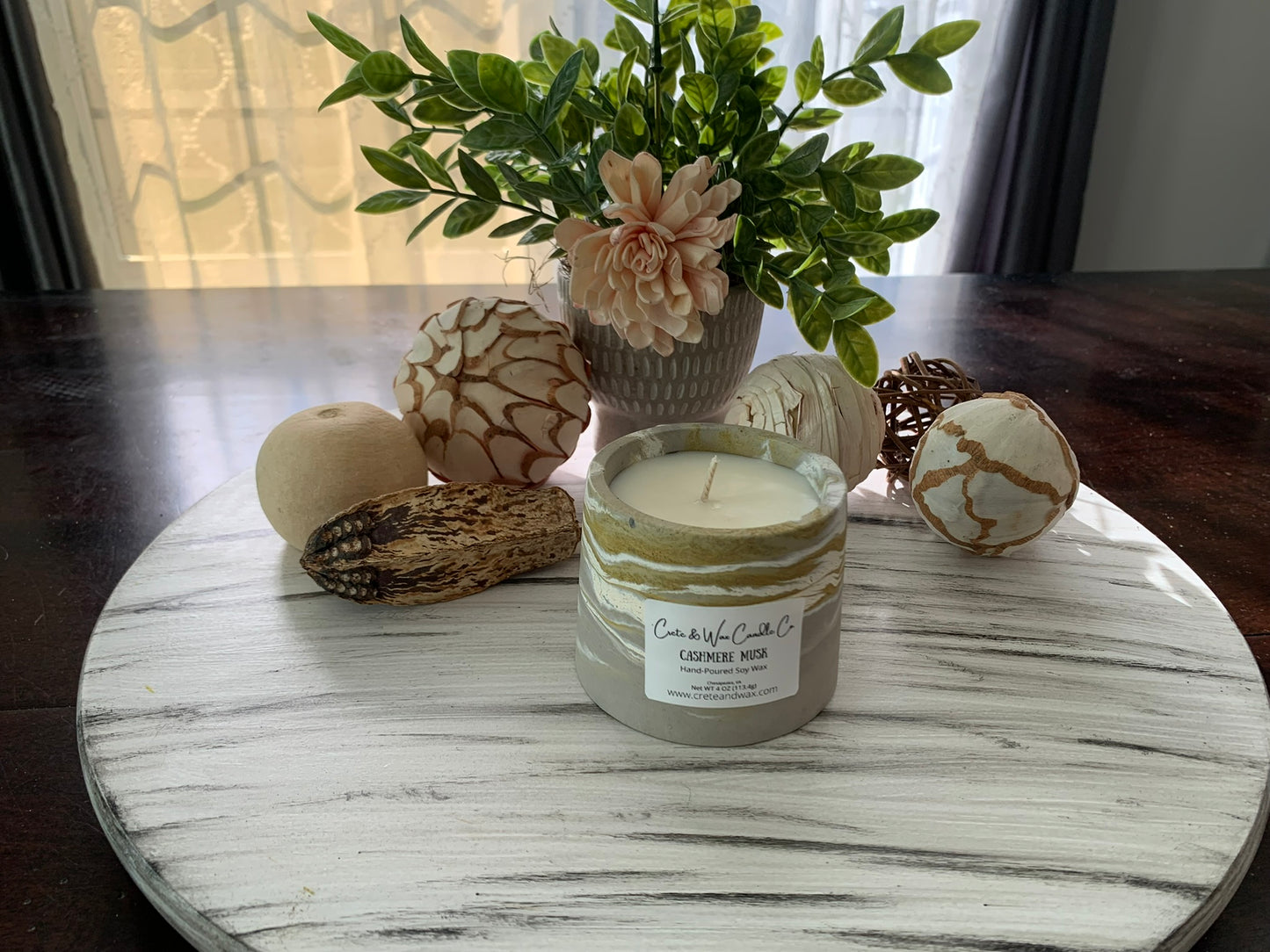 Cashmere Musk Scented Candle