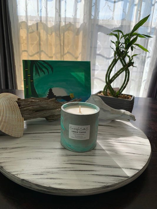 Caribbean Teakwood Scented Candle