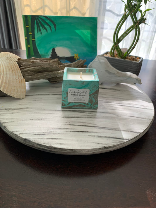 Caribbean Teakwood Scented Candle