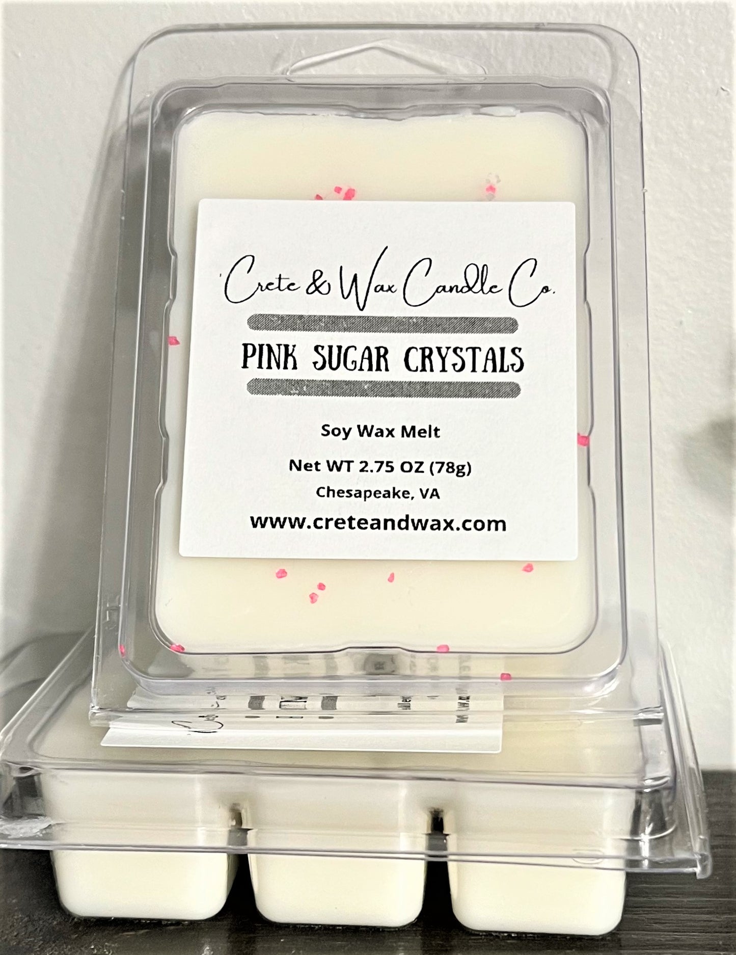 Pink Sugar Crystals Wax Melt